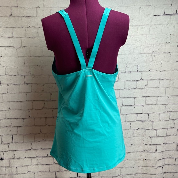 Adidas size large light teal athletic tank top - Picture 4 of 6